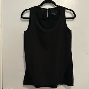 Sleeveless black top